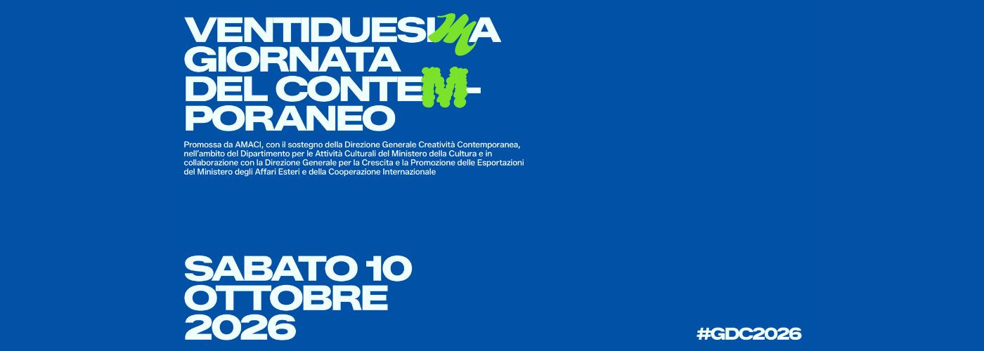 Giornata del Contemporaneo 2026 Giornata del Contemporaneo 2026