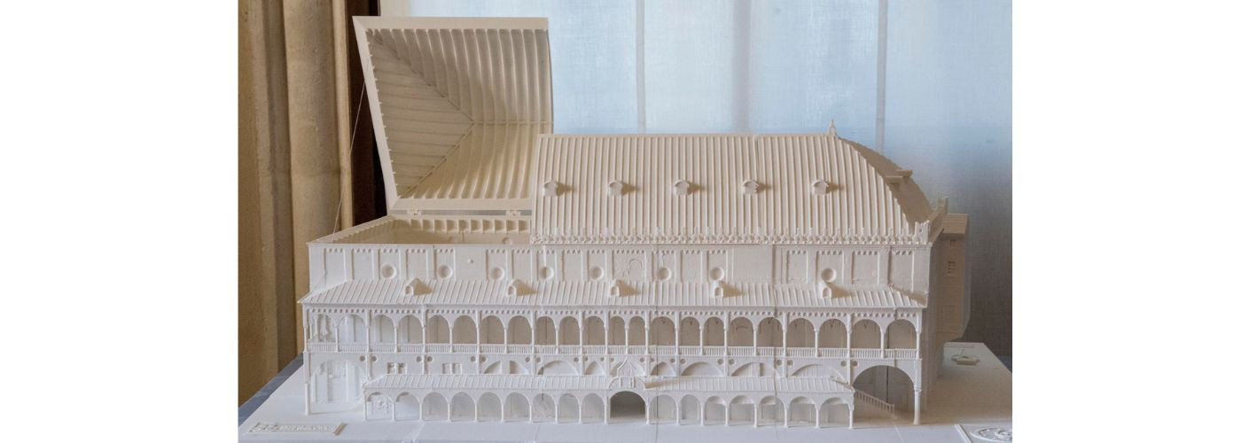 Modellino 3D di Palazzo della Ragione